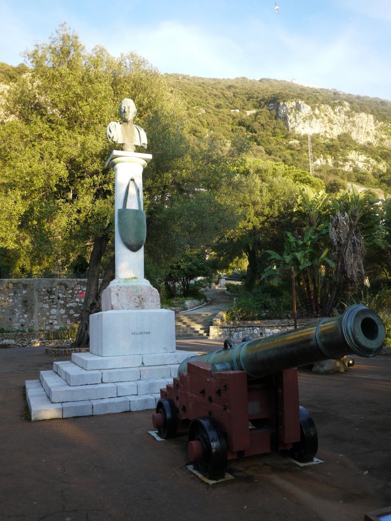 Gibraltar Botanic Garden cannon