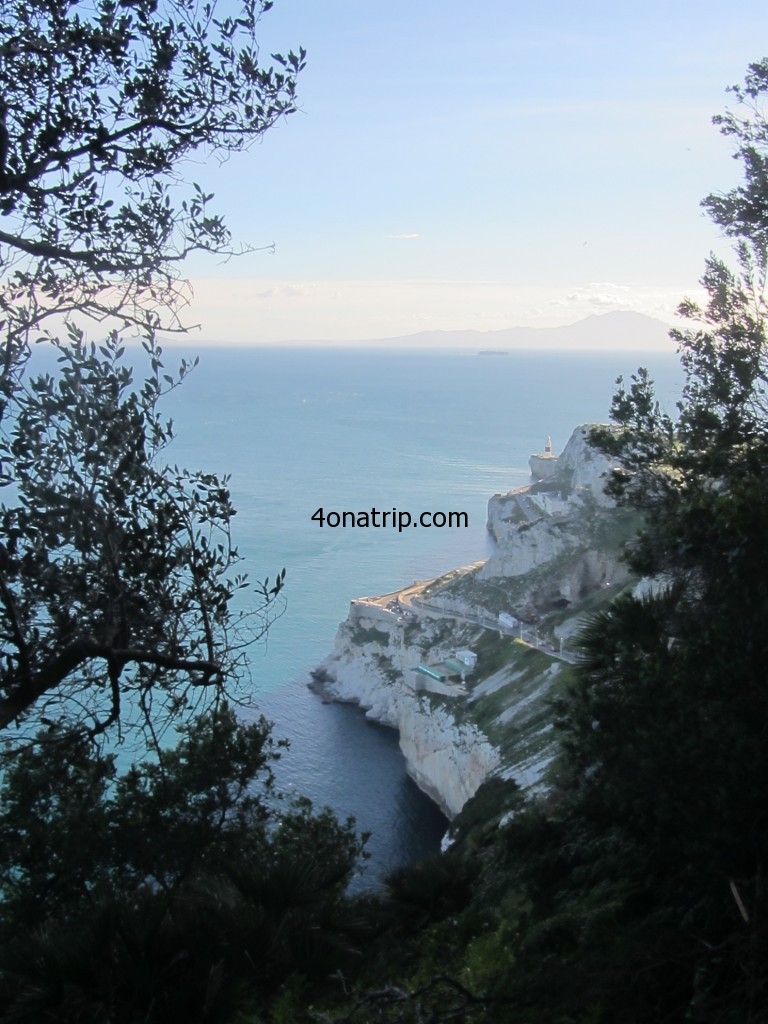 View from Mediterranean Steps, Gibraltar