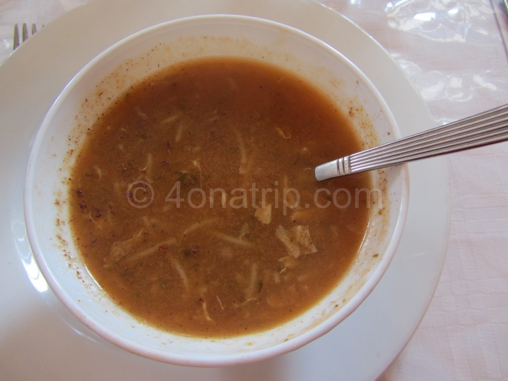 Vegetable soup in Morocco