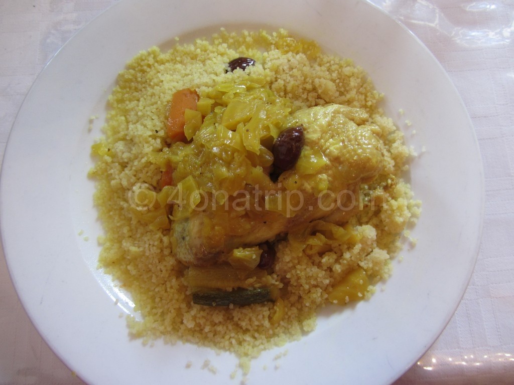 Moroccan cous cous with chicken