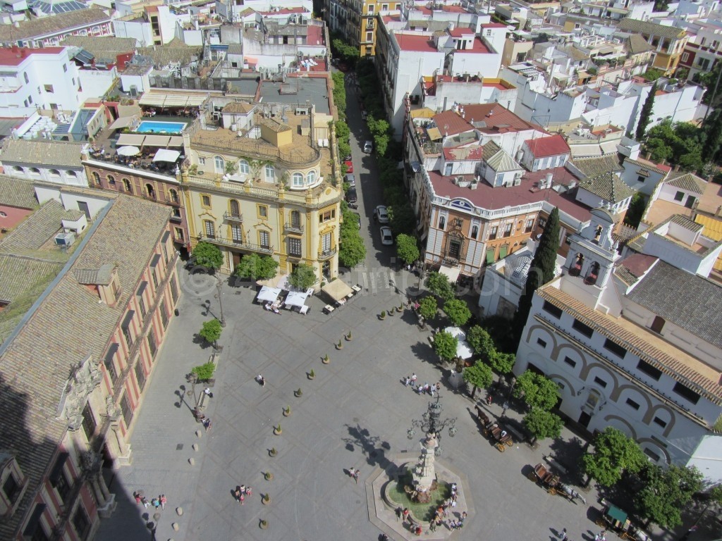 Bell tower view Seville Spain