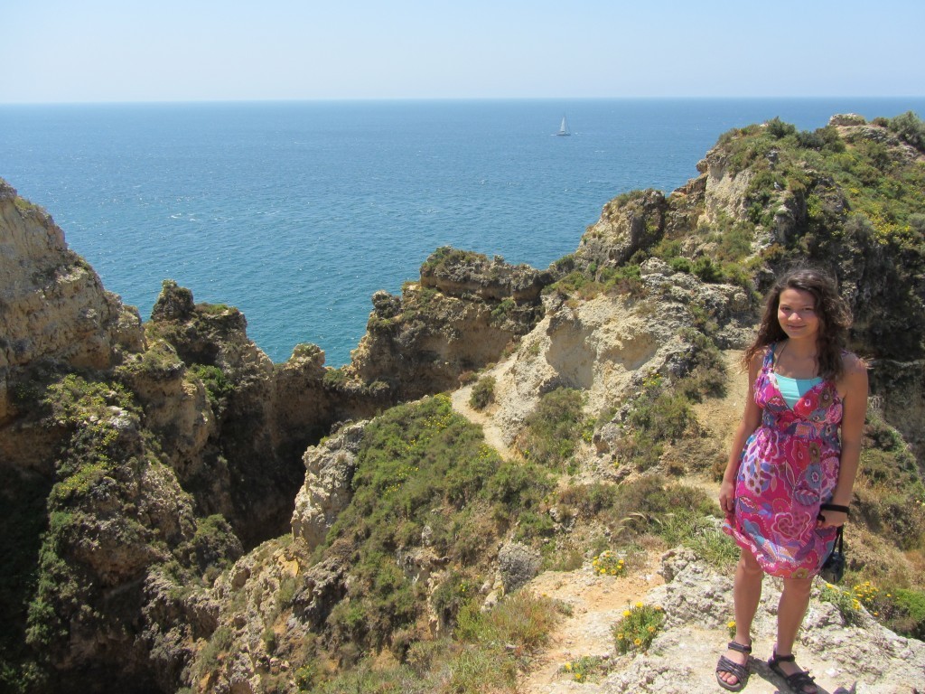 the coast of Lagos Portugal