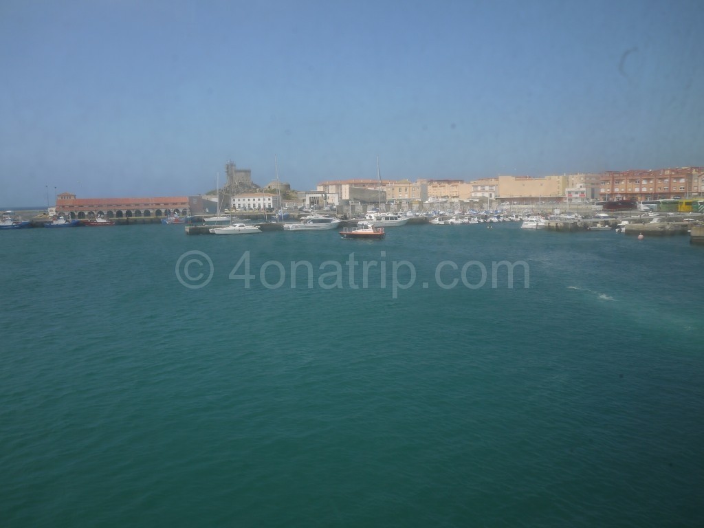 Leaving Tarifa, Spain