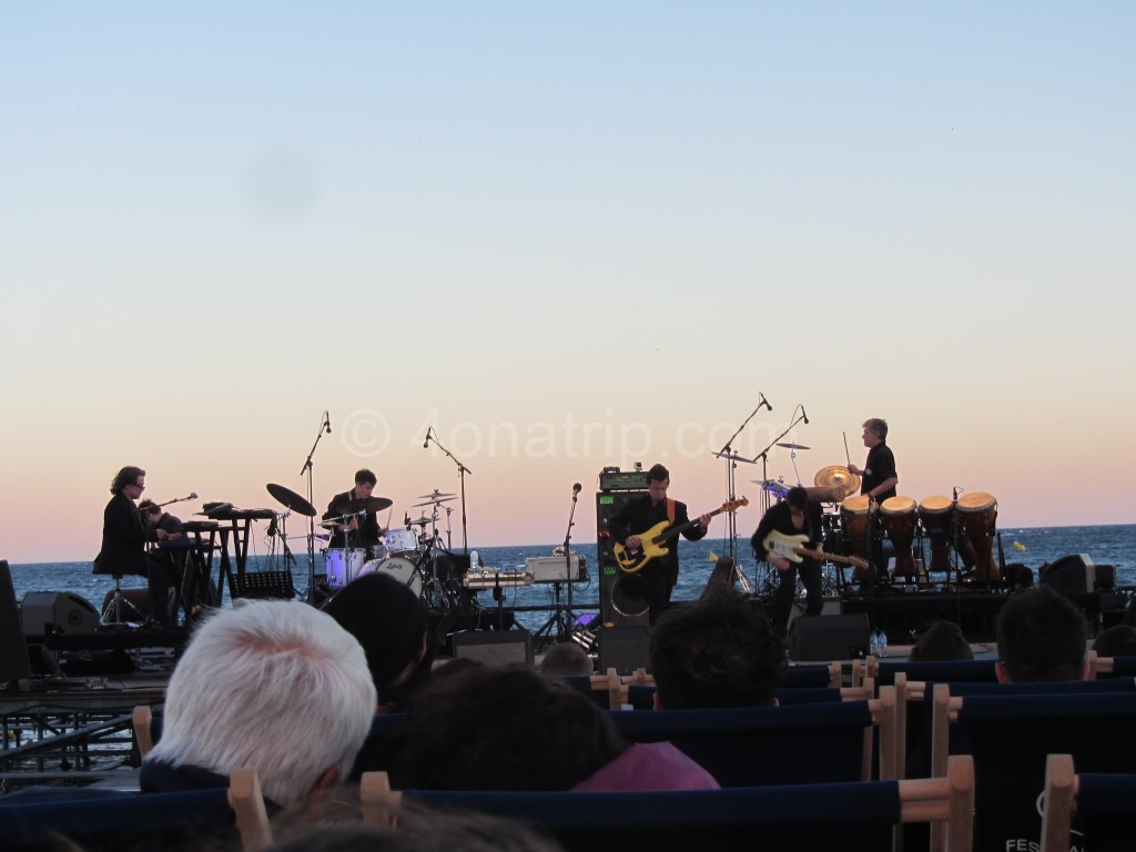 Concert beach Cannes