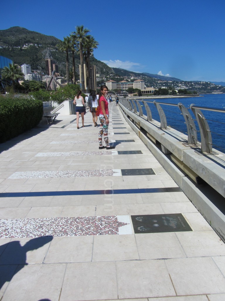  "The Champions Promenade", on the seafront of the Principality of Monaco.