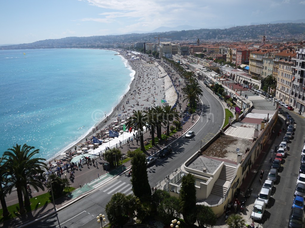 beach view Nice France