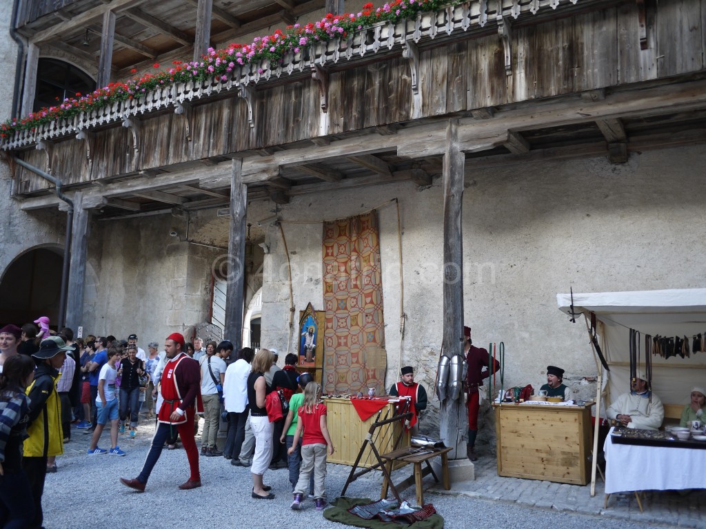 Artisanal products in Gruyères Castle.