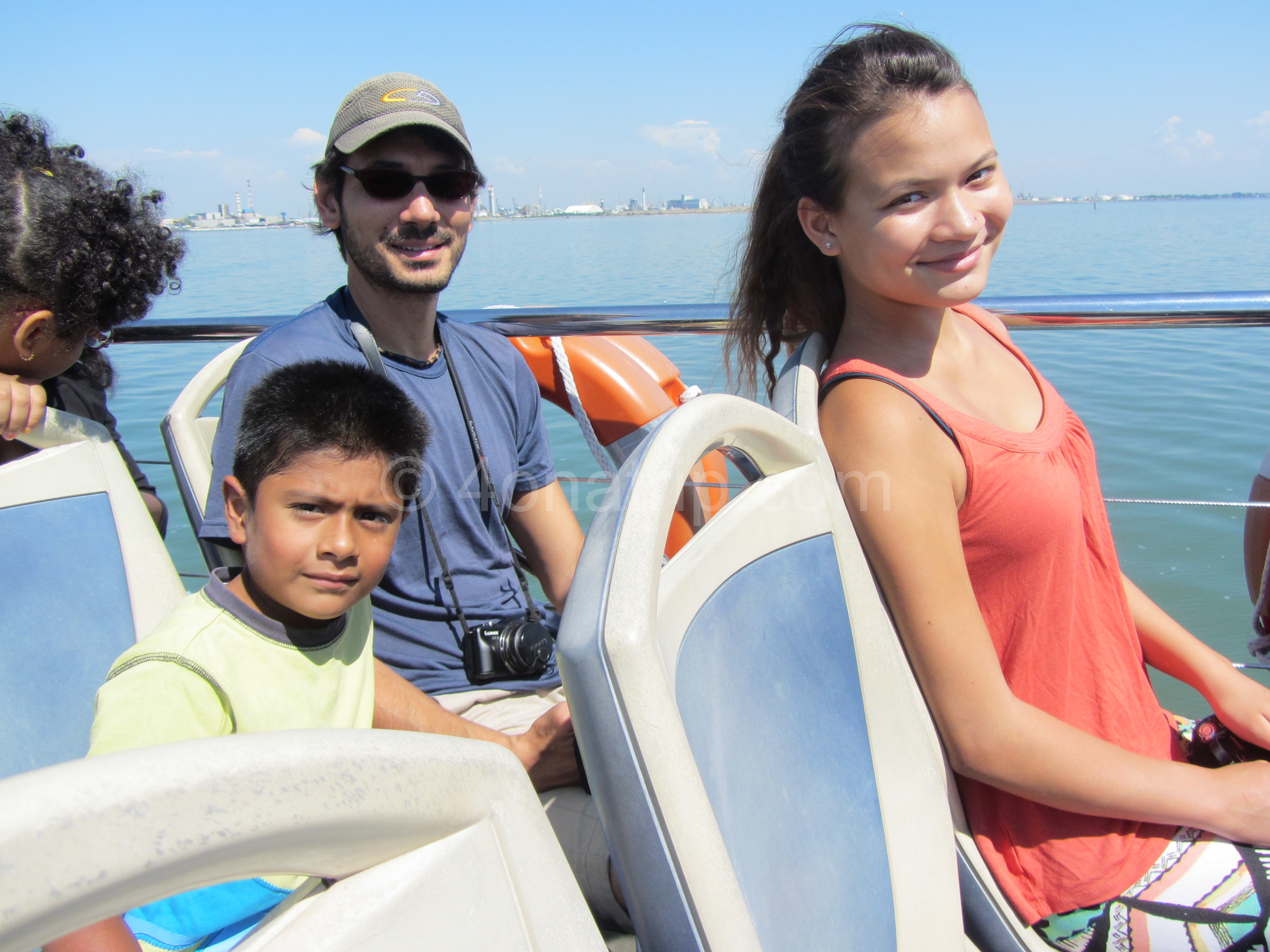 boat ride to Venice, Italy