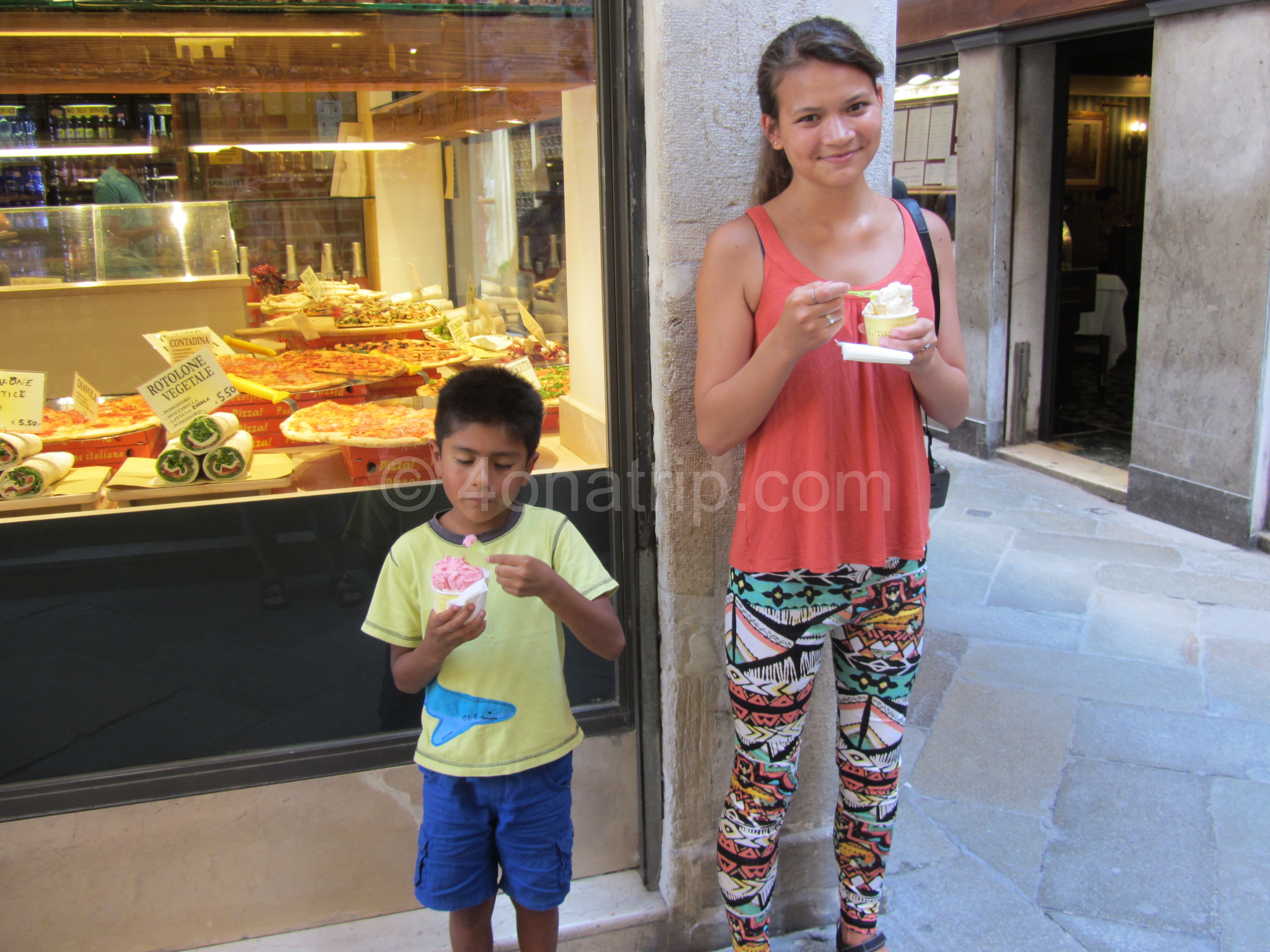 Gelato in Venice, Italy