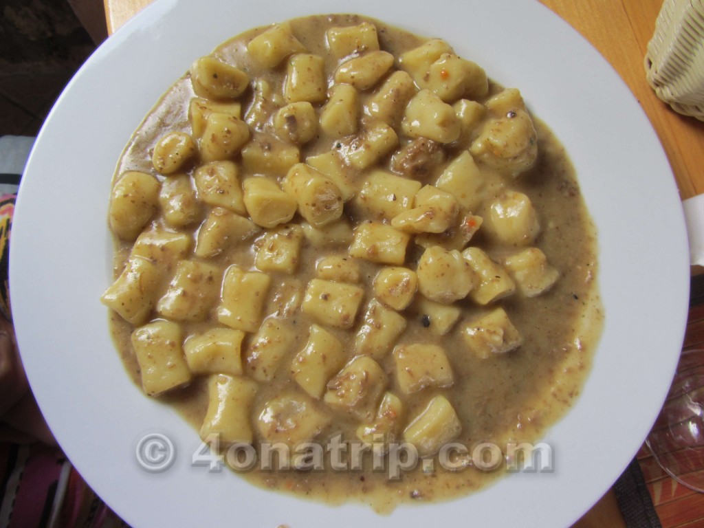 Gnocchi with truffles Bale, Croatia