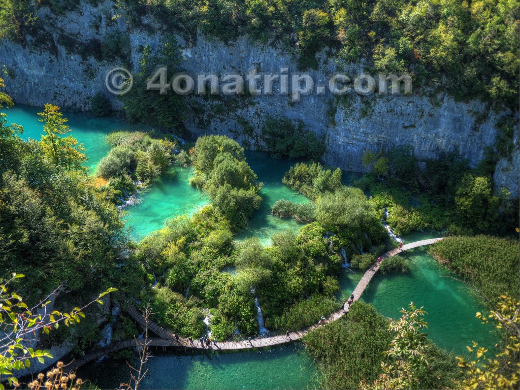 Overlook Boardwalk Plitvice National Park