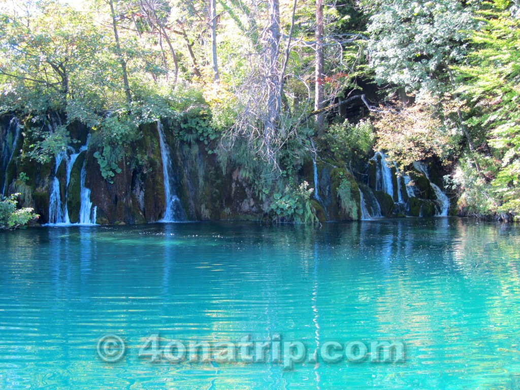 Plitvice turquoise water and falls