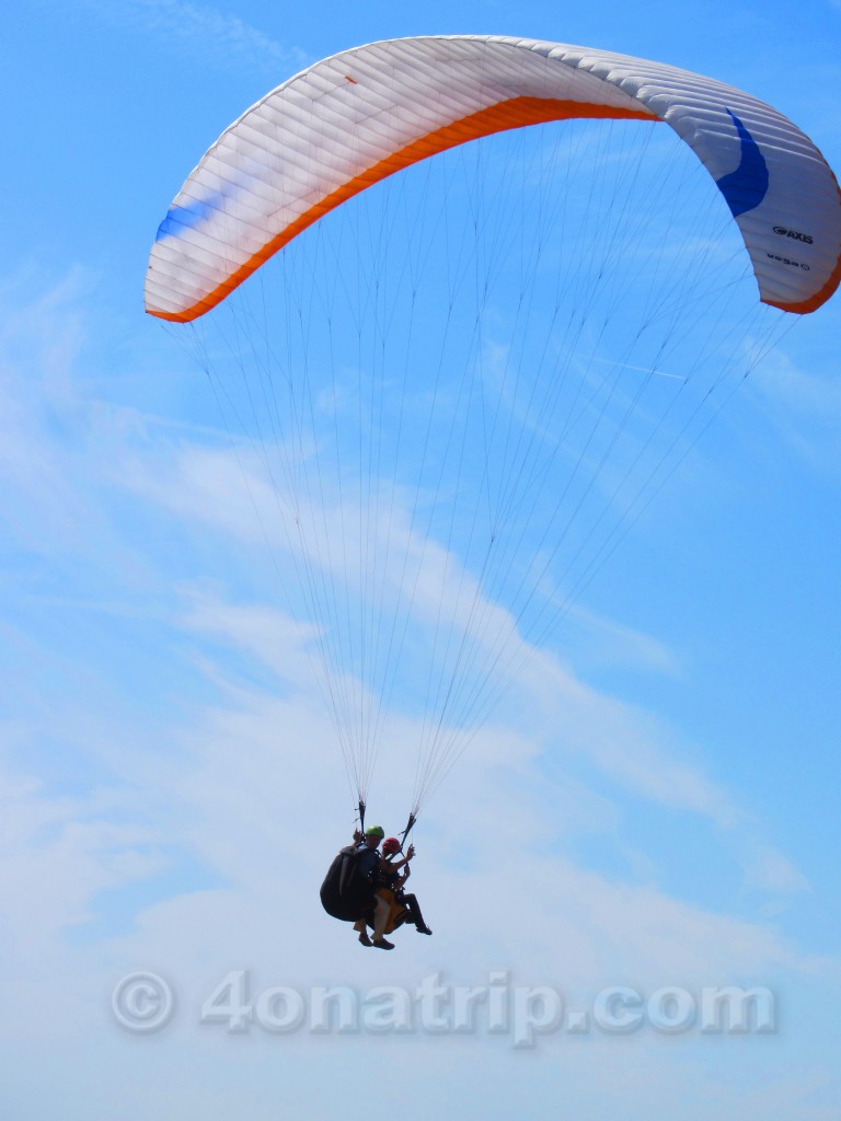 Summer paragliding