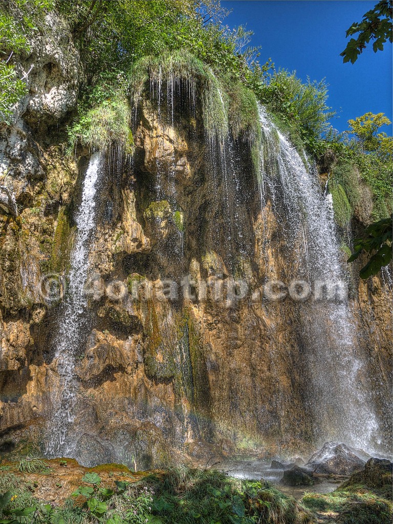 Waterfall with Rainbow