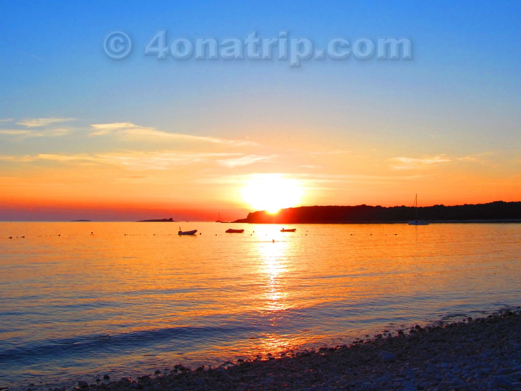 sunset San Polo Camping Bale, Croatia