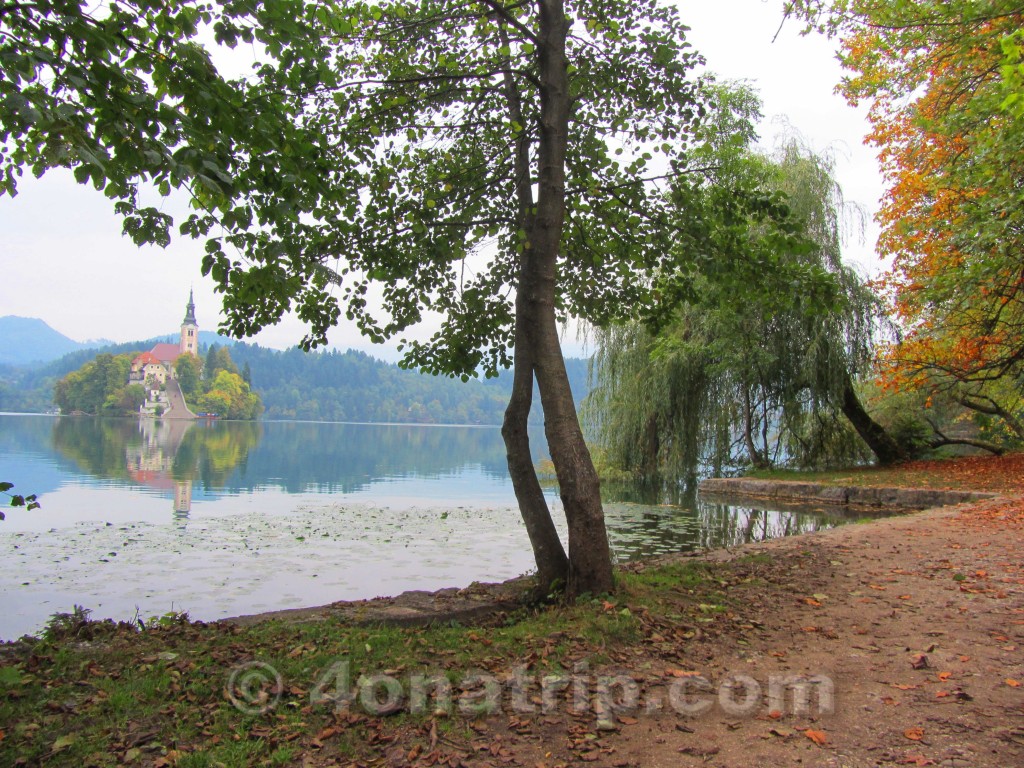 Lake Bled Slovenia trail