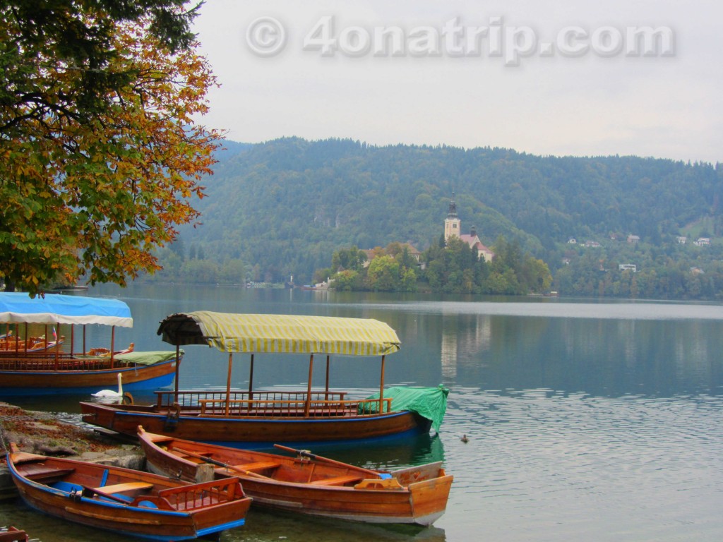 Lake Bled boats