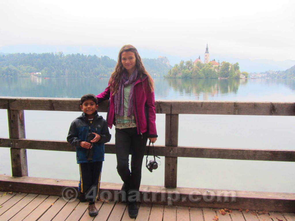 Lake Bled kids