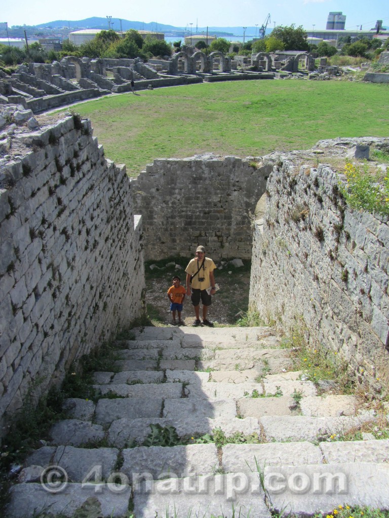 Salona Croatia colleseum steps