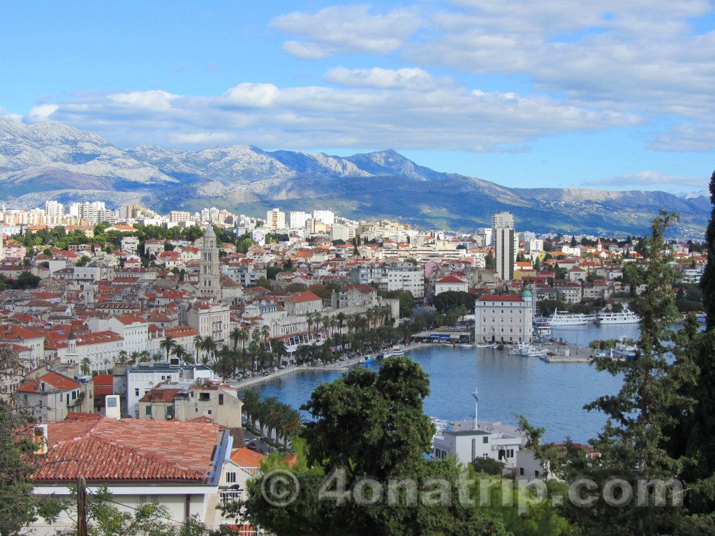 View from Marjan, Split Croatia