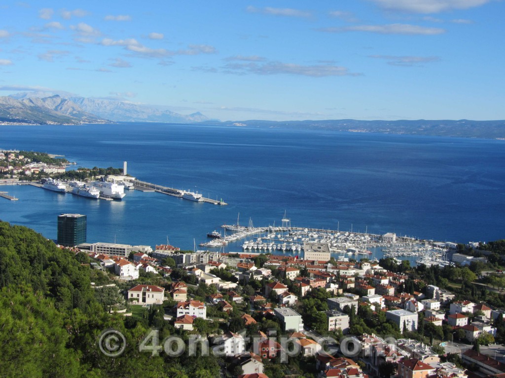 View of Split Croatia