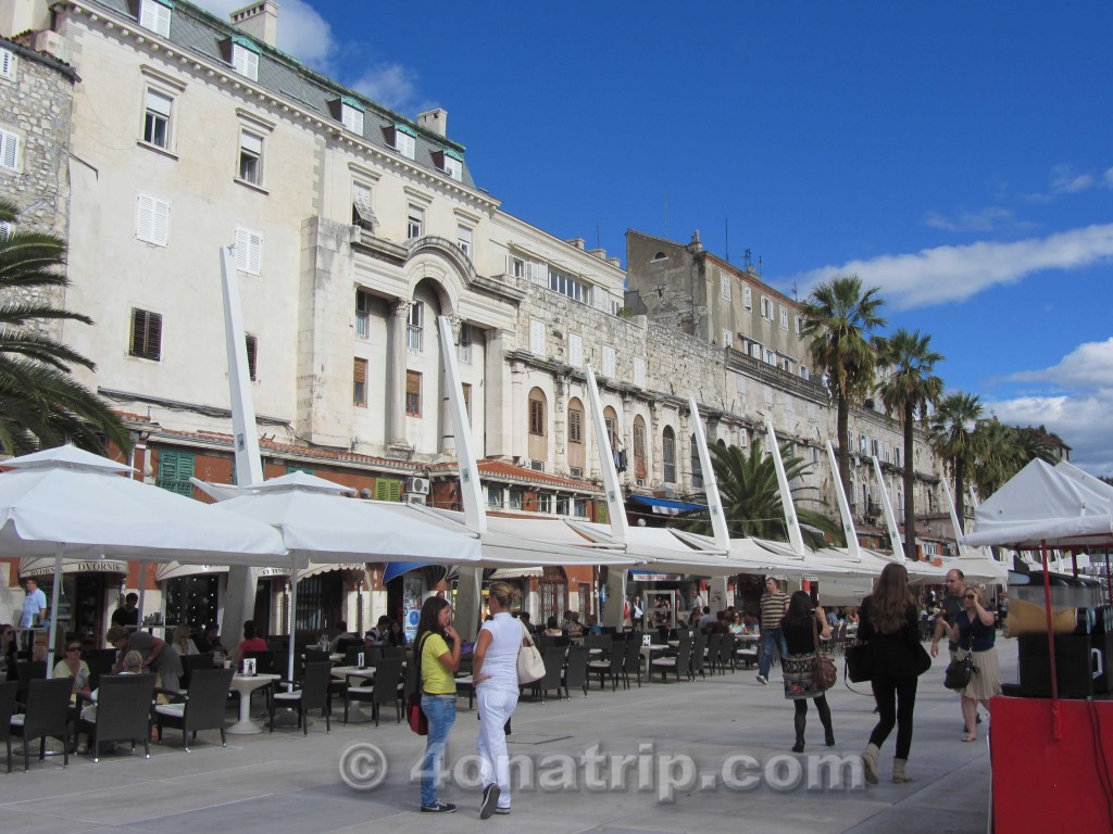 Waterfront plaza Split, Croatia