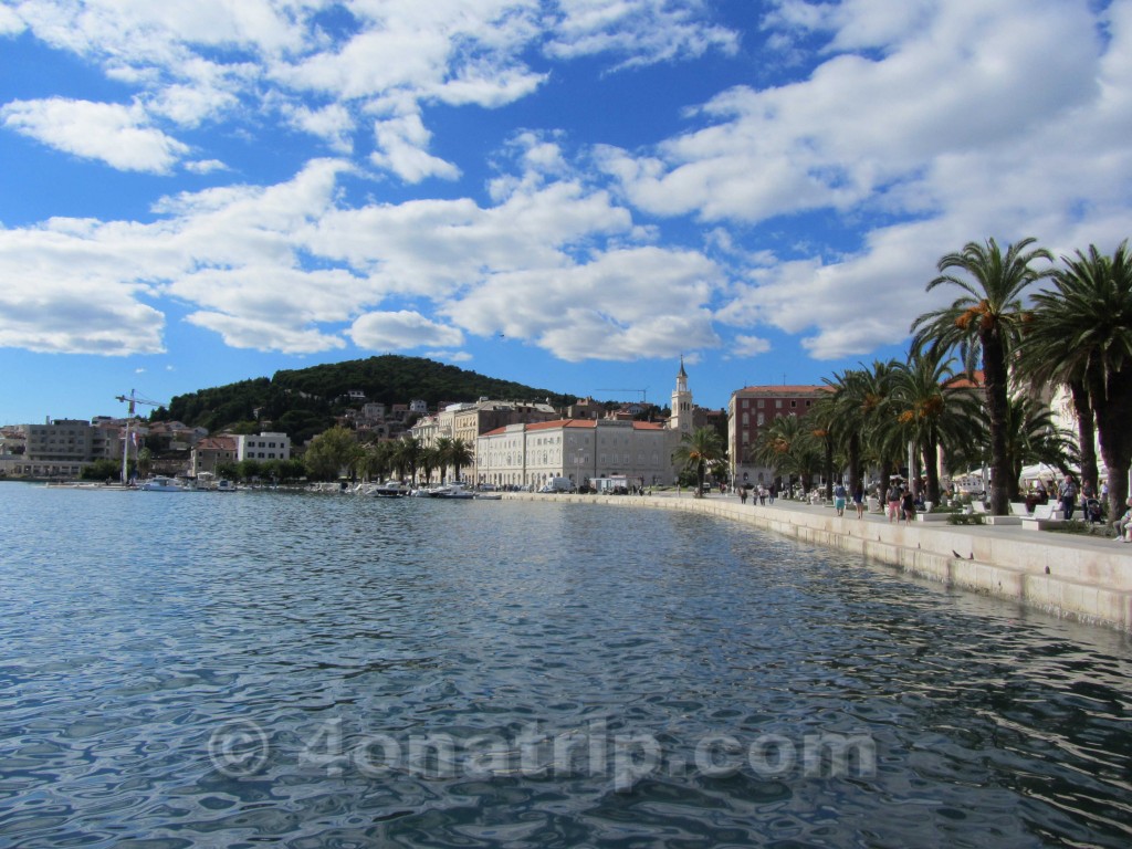 Views from Marjan in Split Croatia