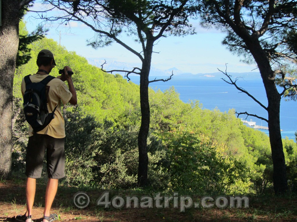 sea view from Marjan, Split Croatia