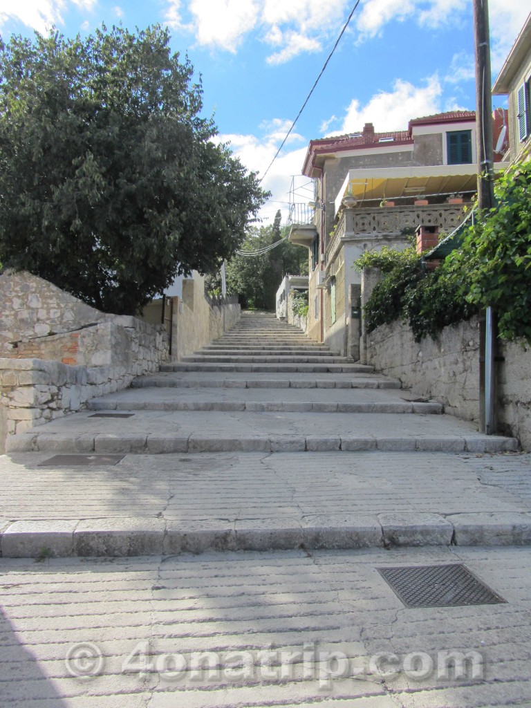 walking up Marjan, Split Croatia