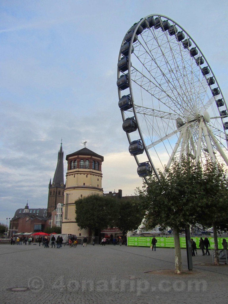 Dusseldorf Germany ferris wheel