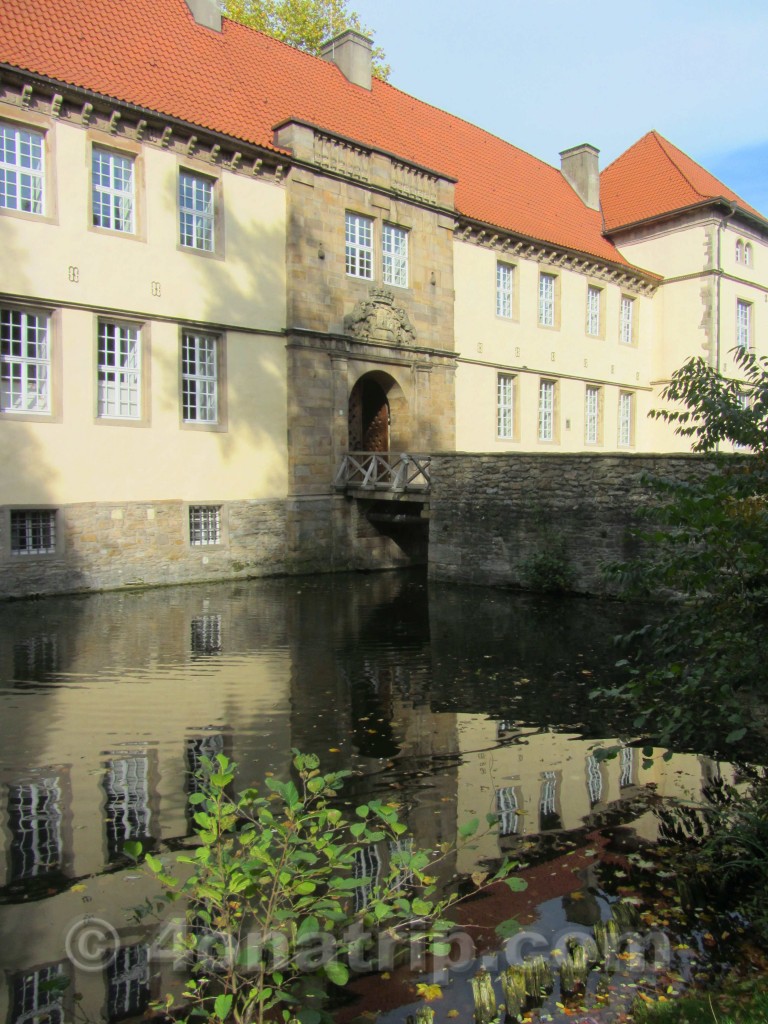 Castle reflection