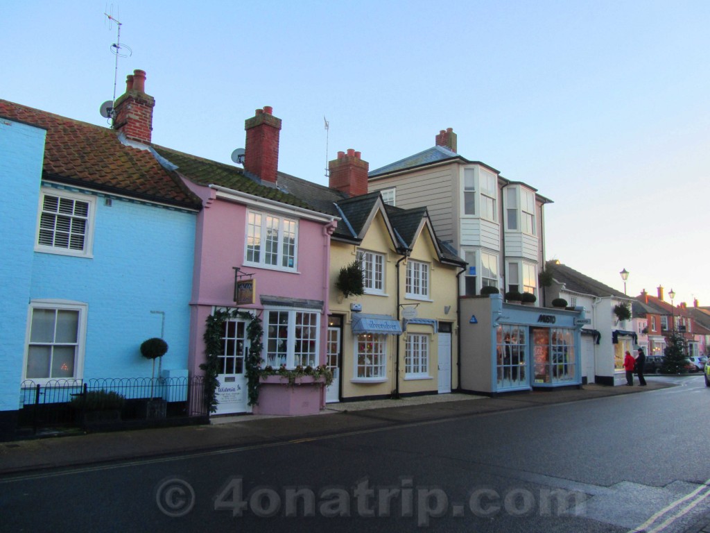 colorful shops Aldeburgh UK