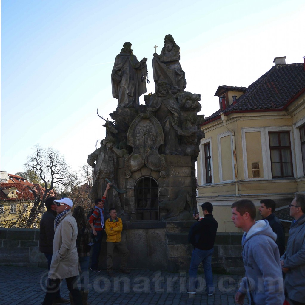 Charles Bridge statue