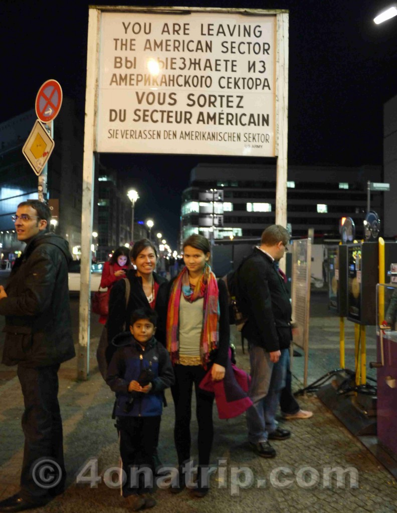 Leaving Checkpoint Charlie