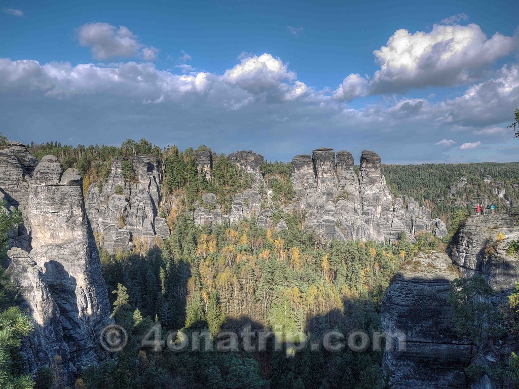 Overlook Elbe Sandstone mountains