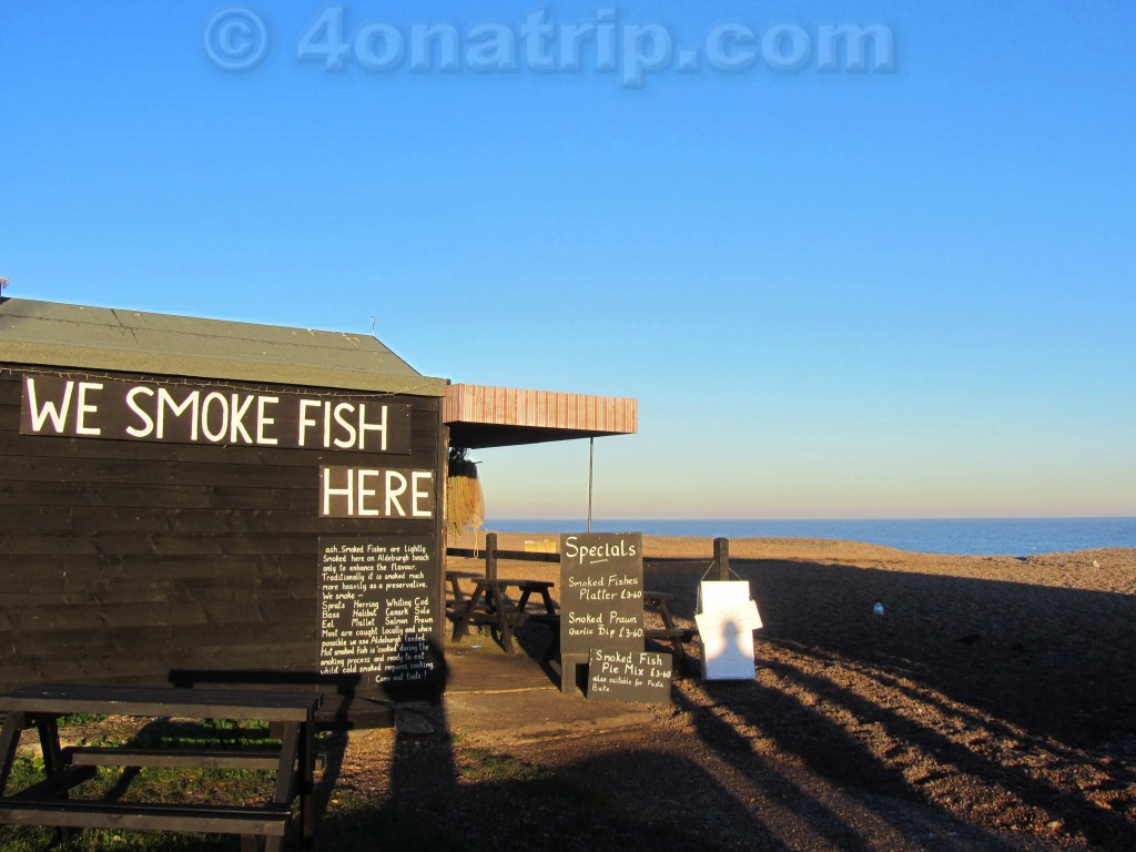 Fish house on Aldeburgh beach