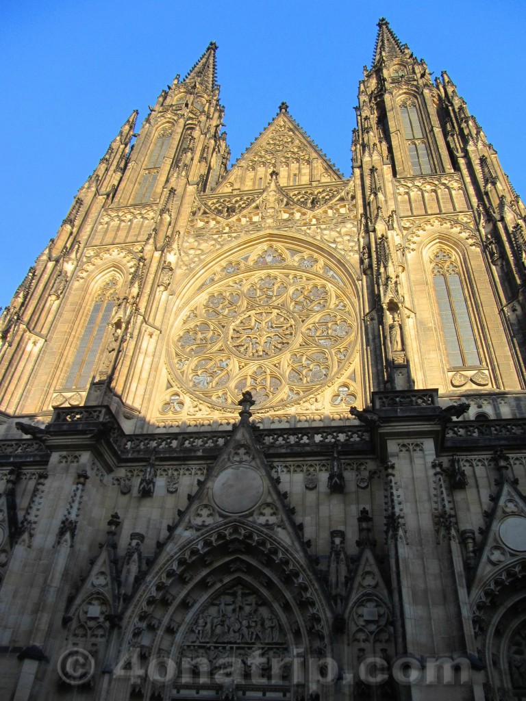 Gothic Cathedral near Prague Castle, Czech Republic