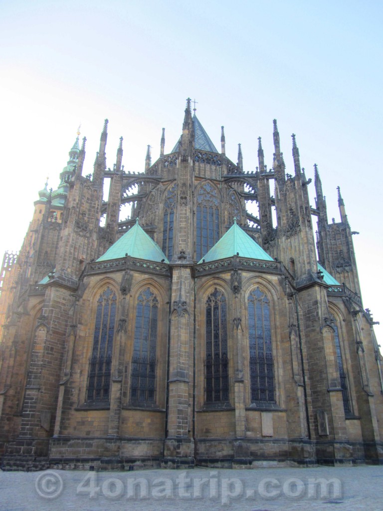 Gothic Cathedral Lesser Town Prague Czech Republic