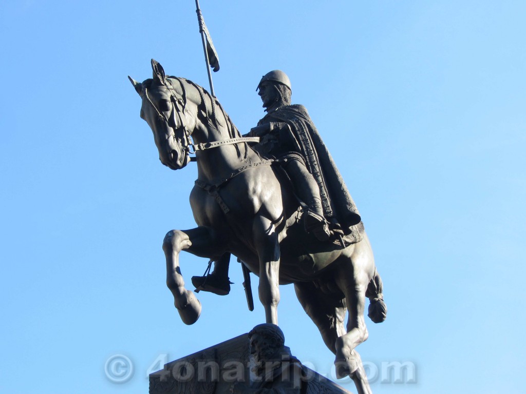 St. Wenceslas on his horse Prague, CZ
