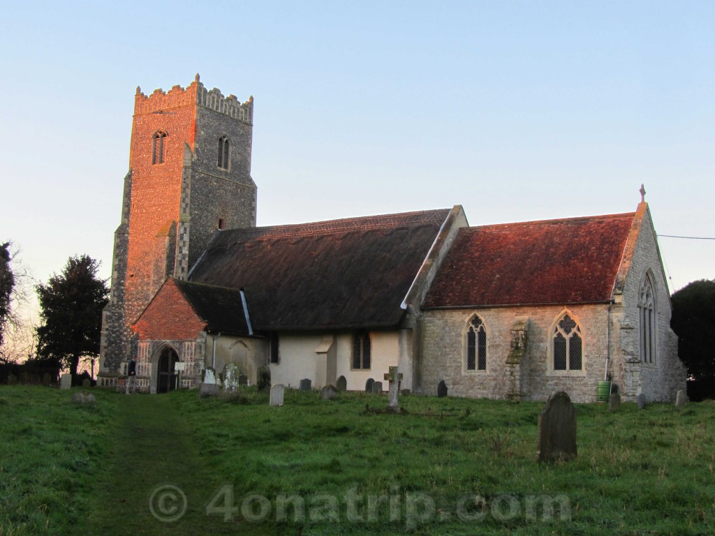 Iken trail, River Alde church view