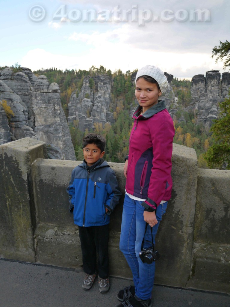 Bastei bridge Elbe Sandstone mountains Germany