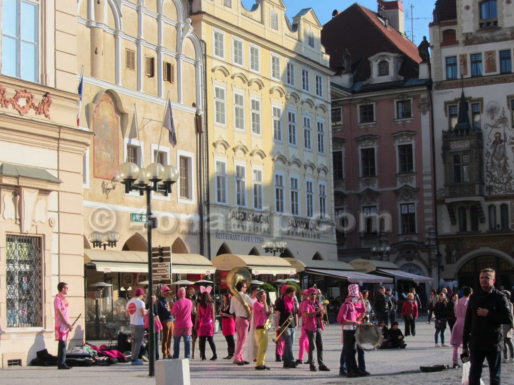 parade Old Town Square Prague Czech Republic