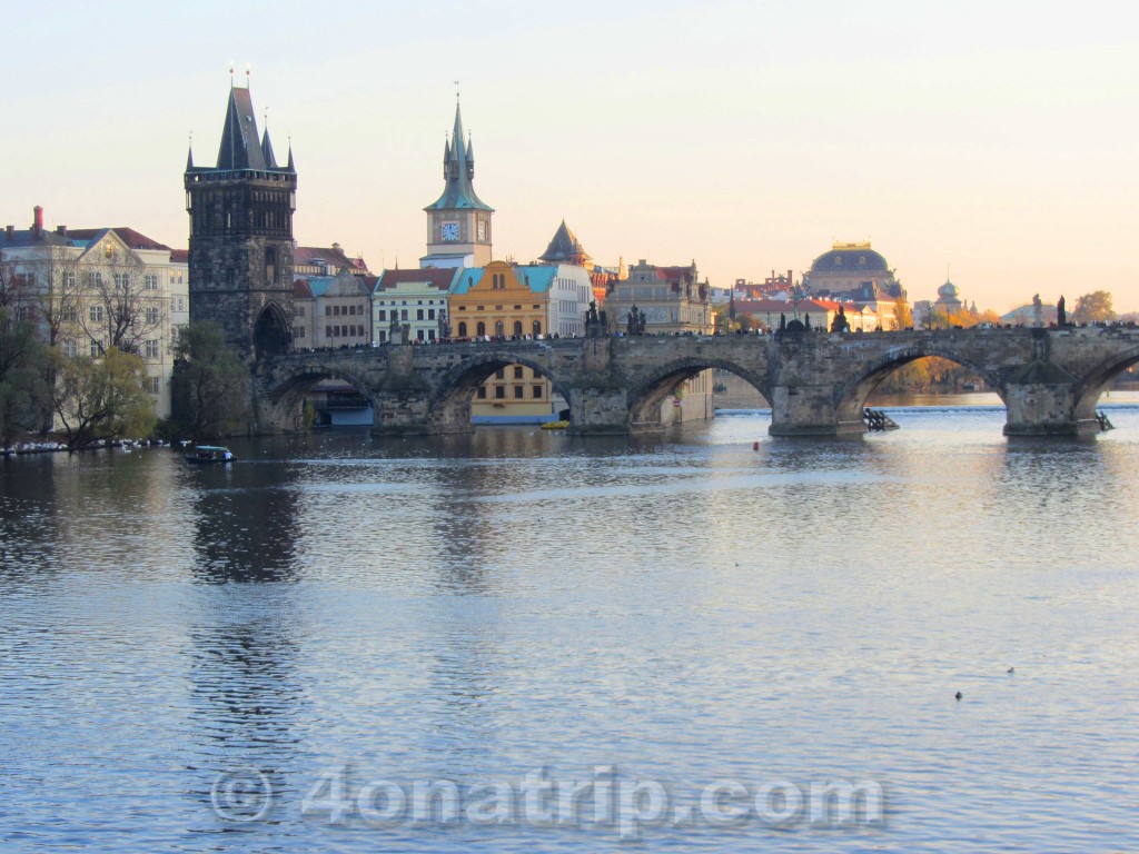 view of Charles Bridge Prague Czech Republic