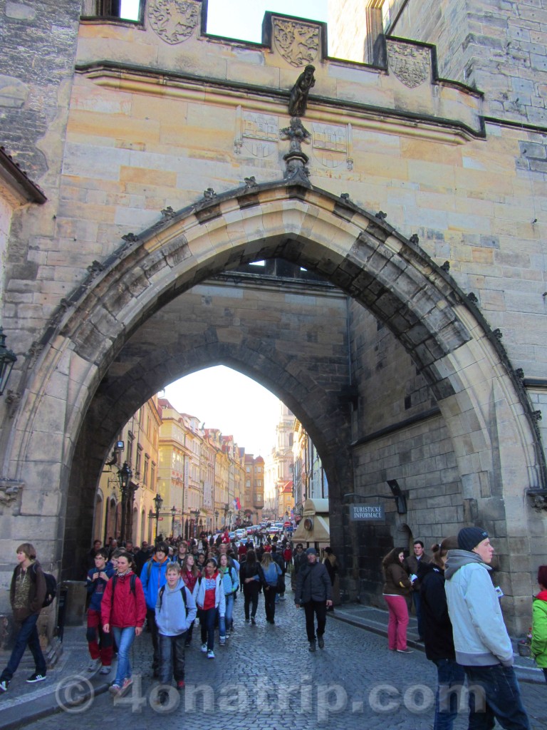 Entrance to Lesser Quarter from Charles Bridge