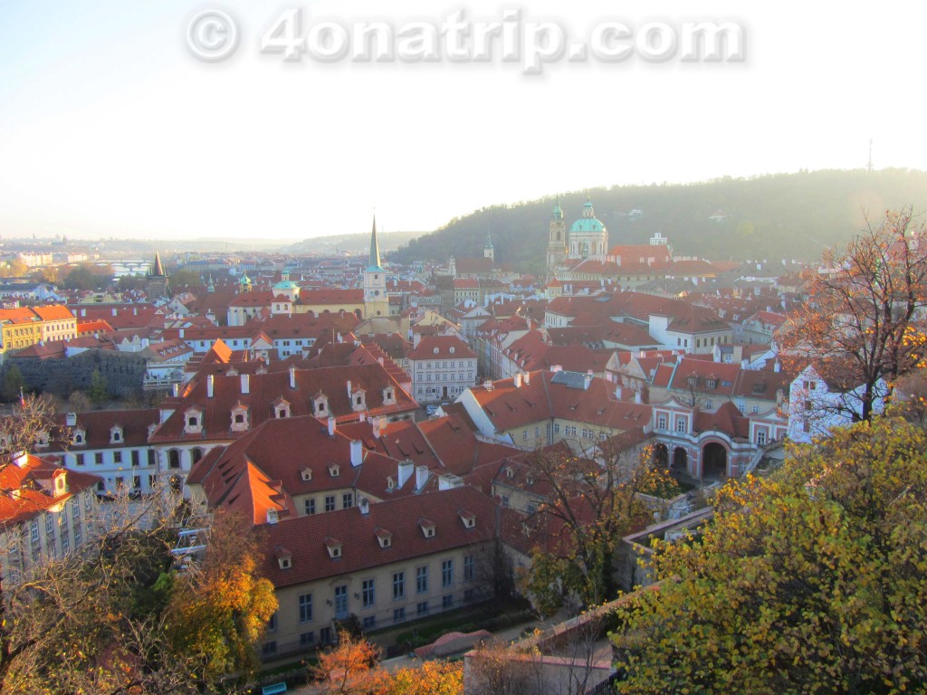 View of Lesser Town Prague Czech Republic