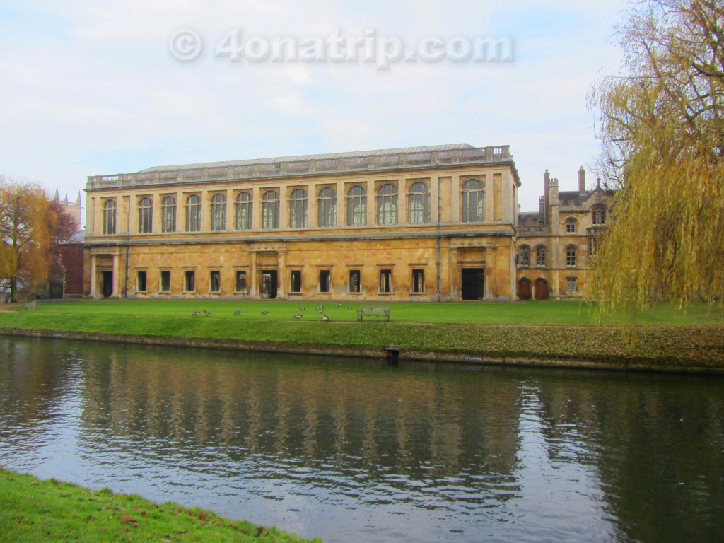 one of the college campus in Cambridge