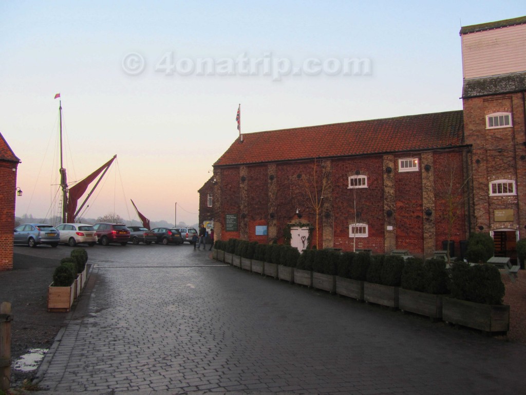 Entrance to Snape Maltings Suffolk UK