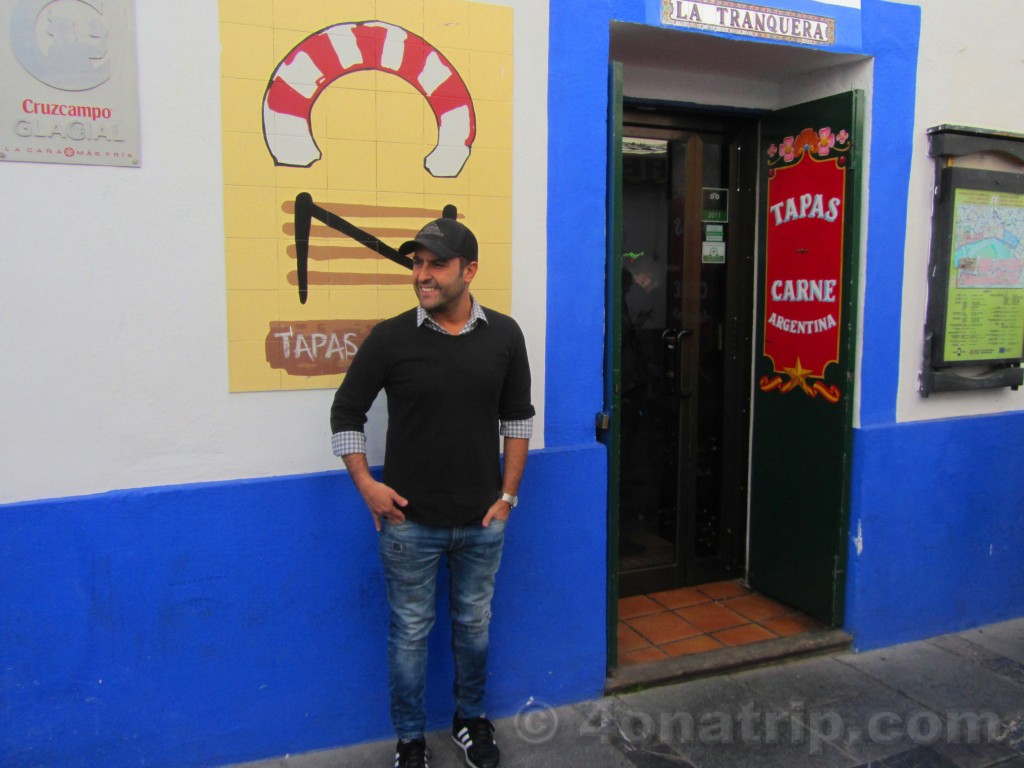 Owner Luis at La Tranquera Cordoba Spain