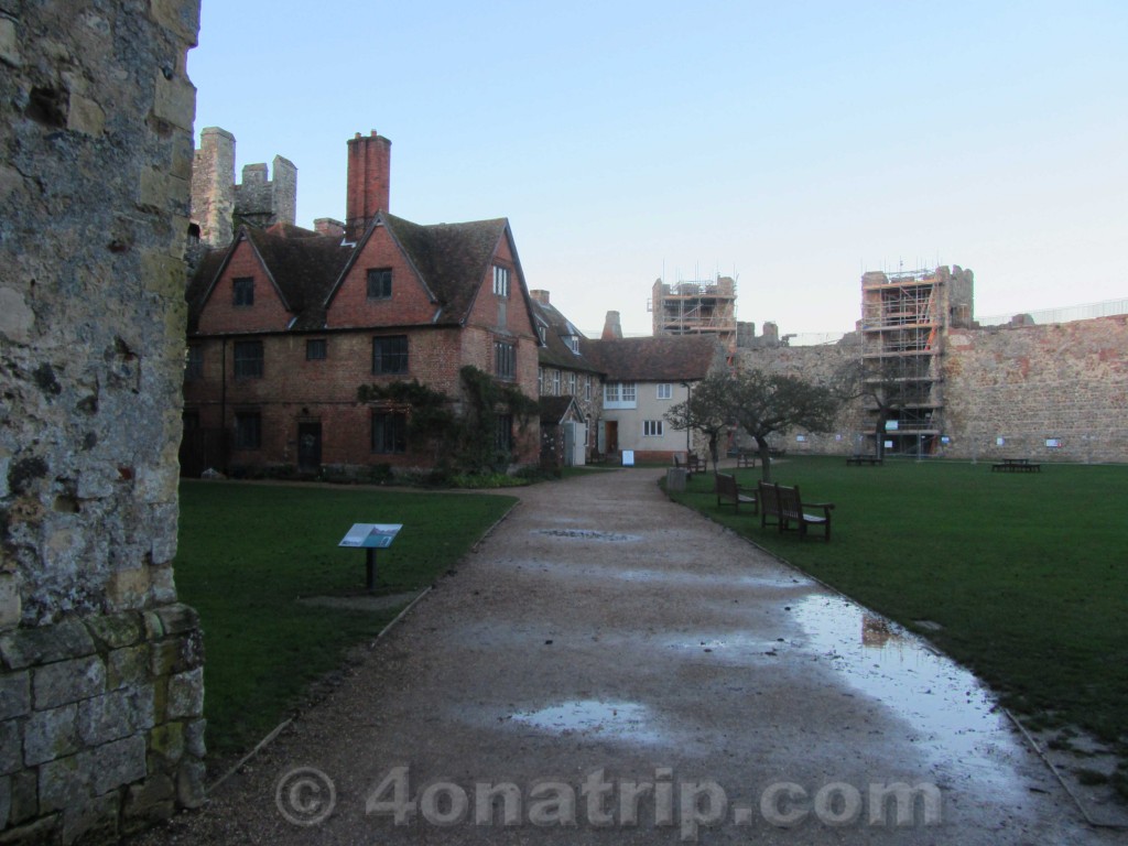 Inside Framlingham Castle