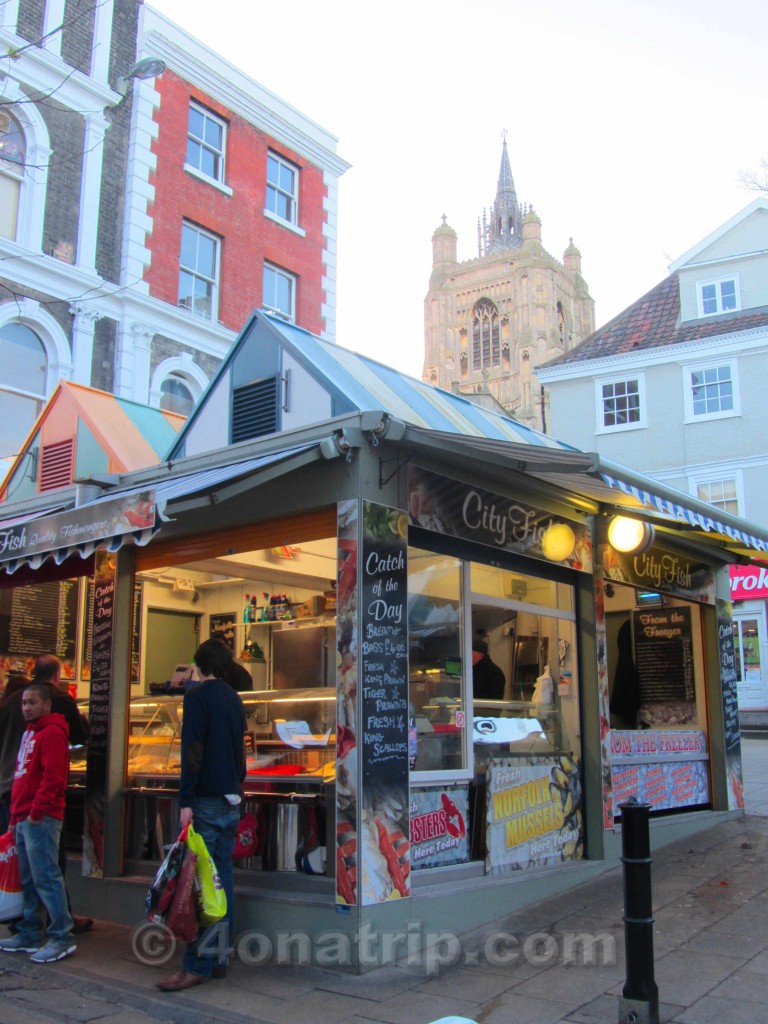 Food venders near Norwich Market